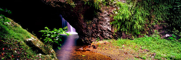 Natural Bridge Falls and Stream