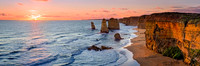 Sunset over the Twelve Apostles