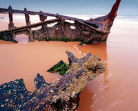 Wreck at Dickie Beach
