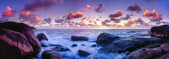 Sunset at Round Rock Beach