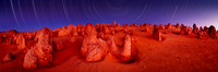 The Pinnacles Star Trails Panorama